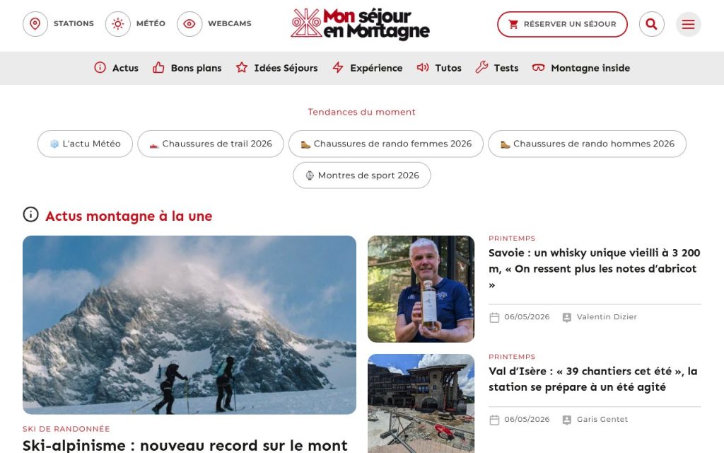mon sejour en montagne